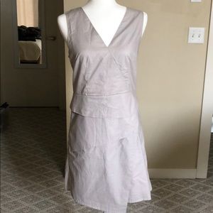 Summer lightweight light grey dress